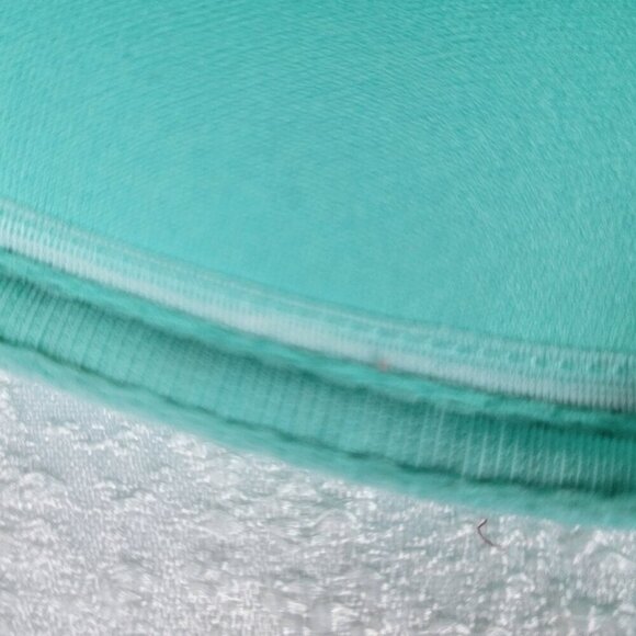 Shade & Shore 36DD Underwire Plunge Bikini Top Blue Crochet Orange Fringe Stud - Picture 6 of 9